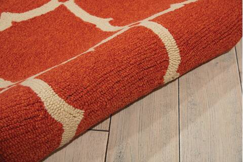 Nourison Portico Orange 80 X 106 Area Rug 805-102818 Image 2