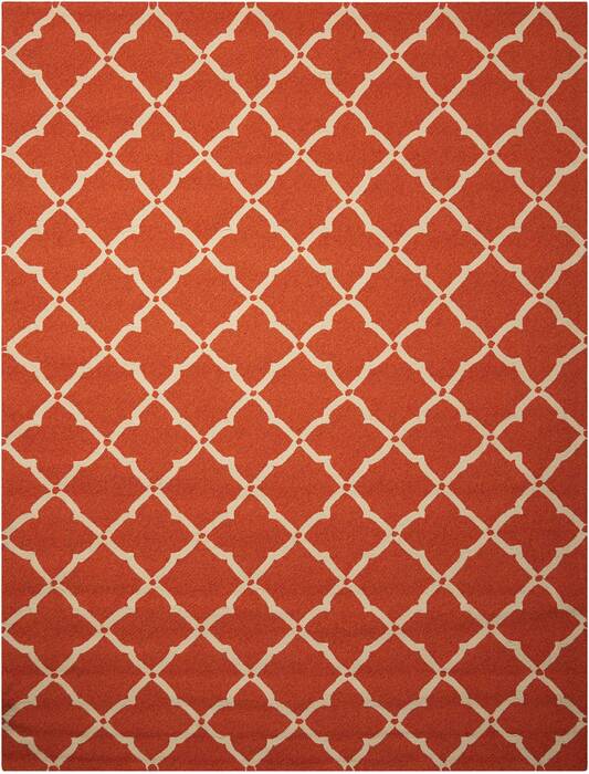 Nourison Portico Orange 80 X 106 Area Rug 805-102818 Image 0