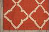 Nourison Portico Orange 80 X 106 Area Rug  805-102818 Thumb 1