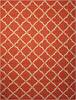 Nourison Portico Orange 80 X 106 Area Rug  805-102818 Thumb 0