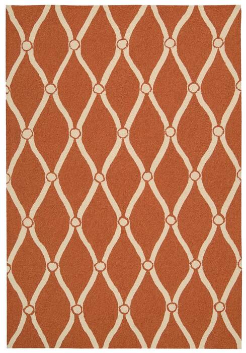 Nourison Portico Orange 50 X 76 Area Rug 805-102841 Image 0