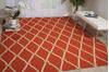 Nourison Portico Orange 50 X 76 Area Rug  805-102841 Thumb 3