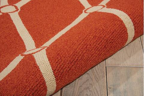Nourison Portico Orange 80 X 106 Area Rug 805-102842 Image 2