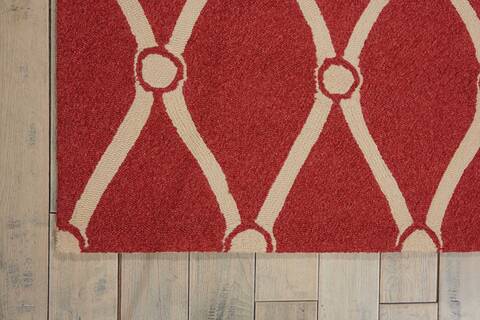 Nourison Portico Red 80 X 106 Area Rug 805-102848 Image 1