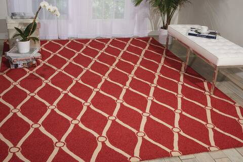 Nourison Portico Red 80 X 106 Area Rug 805-102848 Image 3