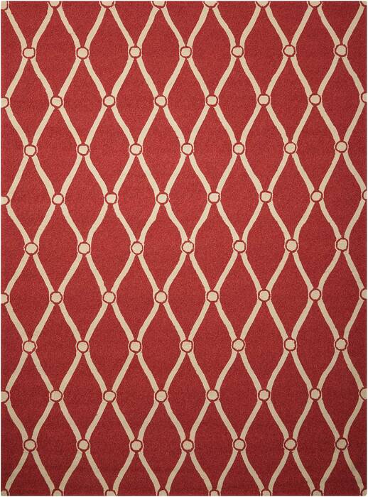 Nourison Portico Red 80 X 106 Area Rug 805-102848 Image 0
