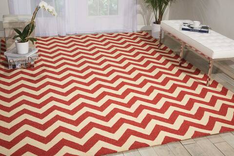 Nourison Portico Red 80 X 106 Area Rug 805-102858 Image 3