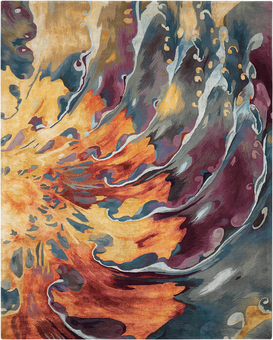 Nourison Prismatic Multicolor 79 X 99 Area Rug 805-102894 Image 0