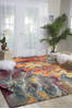 Nourison Prismatic Multicolor 79 X 99 Area Rug  805-102894 Thumb 3