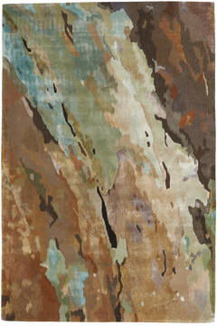 Nourison Prismatic Multicolor Rectangle 4x6 ft Lucxelle Carpet 102897