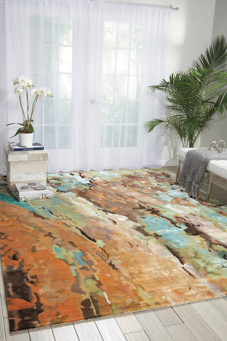 Nourison Prismatic Multicolor 79 X 99 Area Rug 805-102899 Image 4