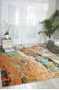 Nourison Prismatic Multicolor 79 X 99 Area Rug 805-102899 Thumb 4