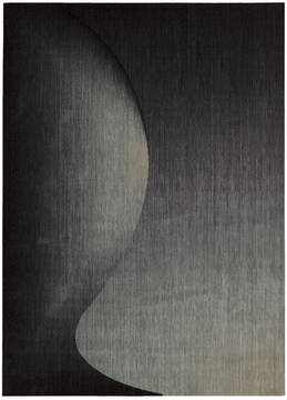 Nourison Radiant Arts Grey Rectangle 2x4 ft Wool Carpet 102912