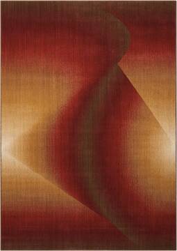 Nourison Radiant Arts Red Rectangle 2x4 ft Wool Carpet 102932