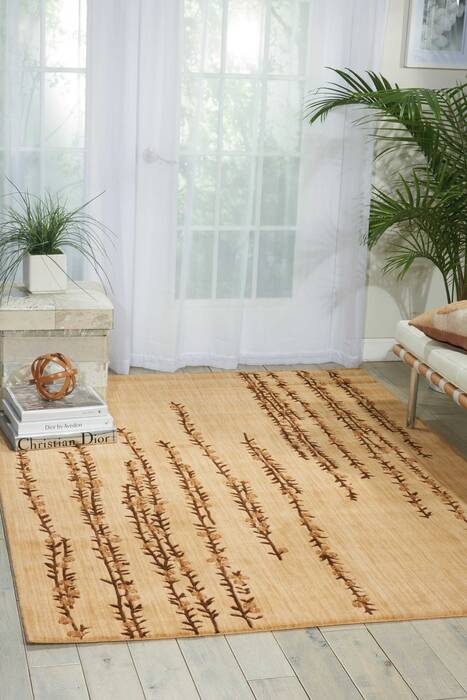 Nourison Radiant Impression Beige 79 X 1010 Area Rug 805-102952 Image 3