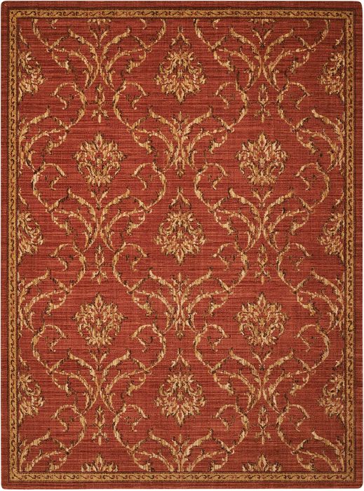 Nourison RADIANT IMPRESSION Red 79 X 1010 Area Rug 99446624826 805-102962 Image 0