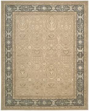 Nourison Regal Beige Rectangle 6x9 ft Wool Carpet 102971