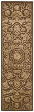 Nourison Regal Brown Runner 2'3" X 8'0" Area Rug  805-102975