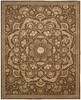 nourison_regal_collection_wool_brown_area_rug_102976