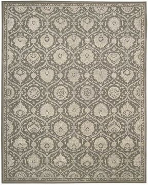 Nourison REGAL Grey Rectangle 8x10 ft Wool Carpet 103001