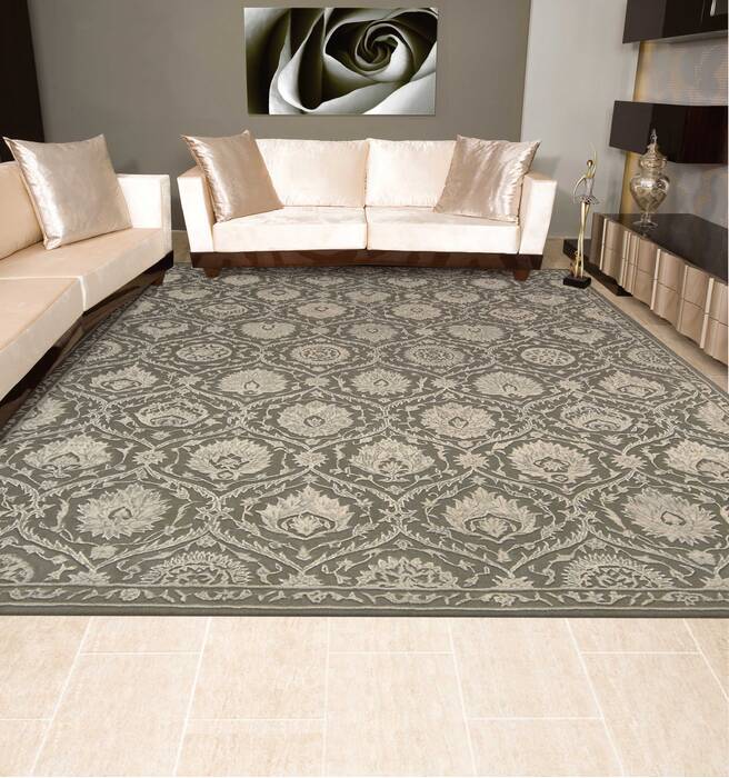 Nourison Regal Grey 86 X 116 Area Rug 805-103002 Image 2