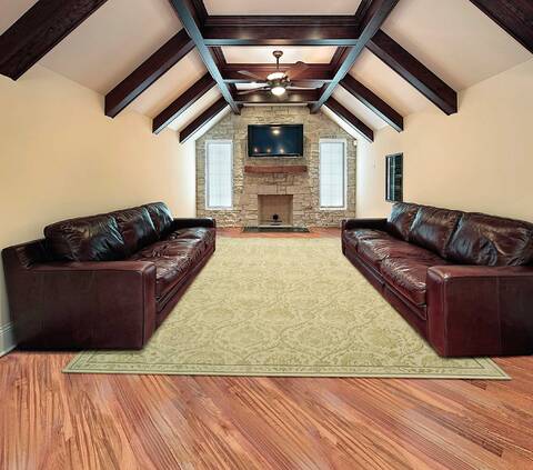 Nourison Regal Beige Runner 23 X 80 Area Rug 805-103004 Image 2