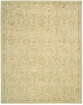 Nourison Regal Beige Rectangle 8x11 ft Wool Carpet 103008