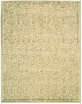 Nourison REGAL Yellow Rectangle 10x14 ft Wool Carpet 103009