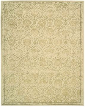 Nourison REGAL Yellow Rectangle 10x14 ft Wool Carpet 103009