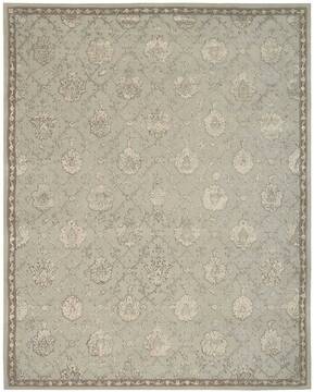 Nourison Regal Blue Rectangle 6x9 ft Wool Carpet 103012