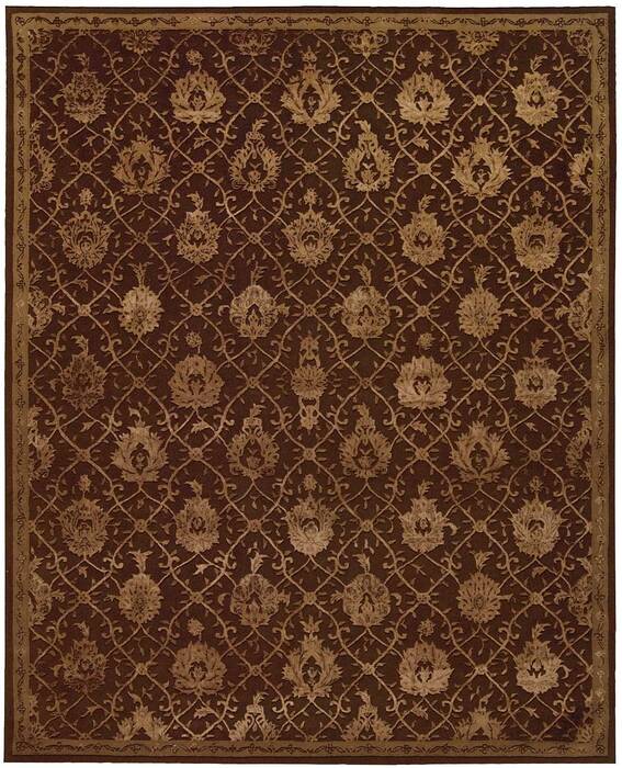 Nourison Regal Brown 79 X 99 Area Rug 805-103019 Image 0