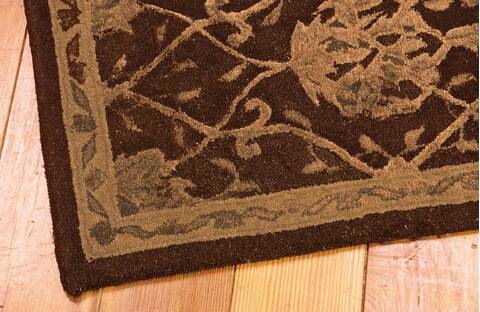 Nourison Regal Brown 86 X 116 Area Rug 805-103020 Image 1
