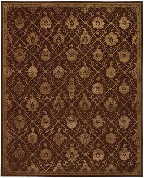 Nourison REGAL Brown Rectangle 10x14 ft Wool Carpet 103021