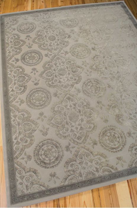 Nourison REGAL Grey 79 X 99 Area Rug 99446098979 805-103025 Image 2