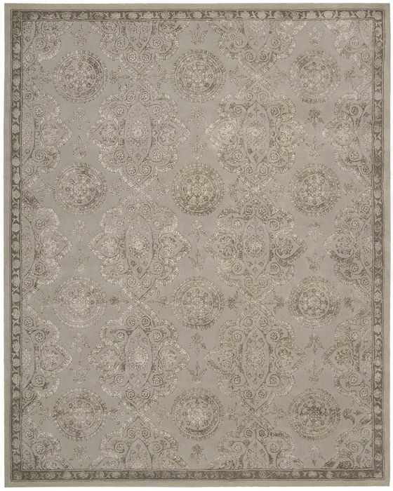 Nourison REGAL Grey 79 X 99 Area Rug 99446098979 805-103025 Image 0