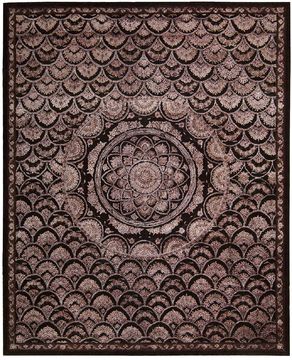 Nourison REGAL Brown 7'9" X 9'9" Area Rug 99446098993 805-103037