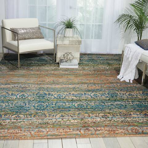 Nourison Rhapsody Beige 99 X 130 Area Rug 805-103056 Image 3