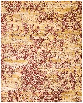 Nourison Rhapsody Yellow Rectangle 6x9 ft Wool Carpet 103061