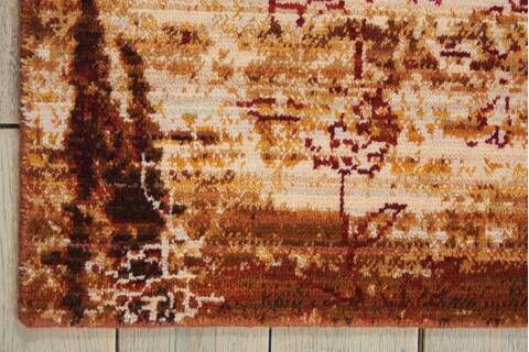 Nourison Rhapsody Yellow 79 X 99 Area Rug 805-103066 Image 1