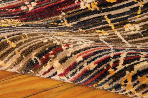 Nourison Rhapsody Yellow 79 X 99 Area Rug 805-103074 Image 2