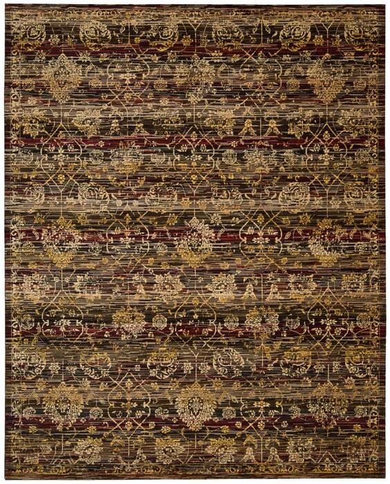Nourison Rhapsody Yellow 79 X 99 Area Rug 805-103074 Image 0