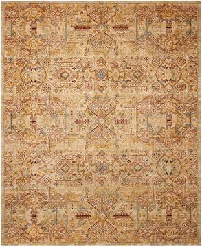 Nourison Rhapsody Yellow 5'6" X 8'0" Area Rug  805-103081