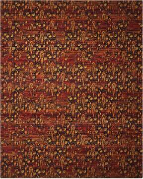 Nourison Rhapsody Red Rectangle 8x10 ft Wool Carpet 103106