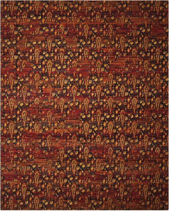 Nourison Rhapsody Red 99 X 130 Area Rug 805-103108 Image 0