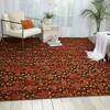 Nourison Rhapsody Red 99 X 130 Area Rug 805-103108 Thumb 3