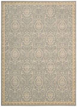 Nourison Riviera Blue Rectangle 4x6 ft Wool Carpet 103141