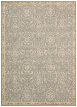 Nourison Riviera Blue Rectangle 4x6 ft Wool Carpet 103141