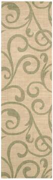 Nourison Riviera Yellow Runner 6 to 9 ft Wool Carpet 103152