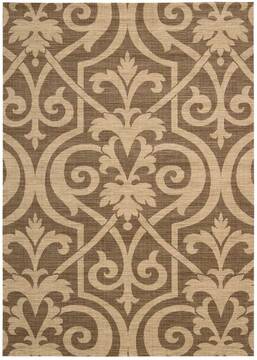 Nourison Riviera Beige Rectangle 4x6 ft Wool Carpet 103159