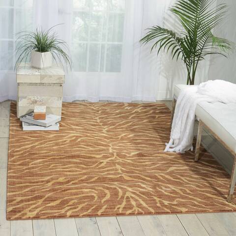 Nourison Riviera Brown 53 X 75 Area Rug 805-103172 Image 3